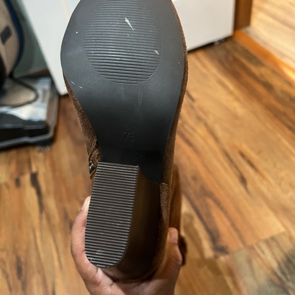 Plume by Farylrobin Brown Suede Women's Boots 7.5 EXCELLENT CONDITION! Leather! - Picture 2 of 5